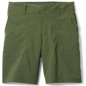 REI Women’s Sahara Bermuda‎ Shorts Shaded Olive Hiking UPF 50+ Quick Dry Size 0